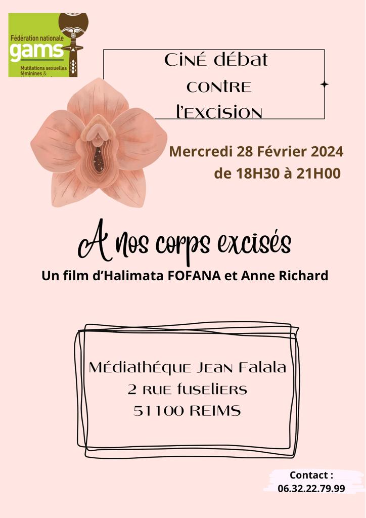 A nos corps excisés Ciné débat contre l'excision