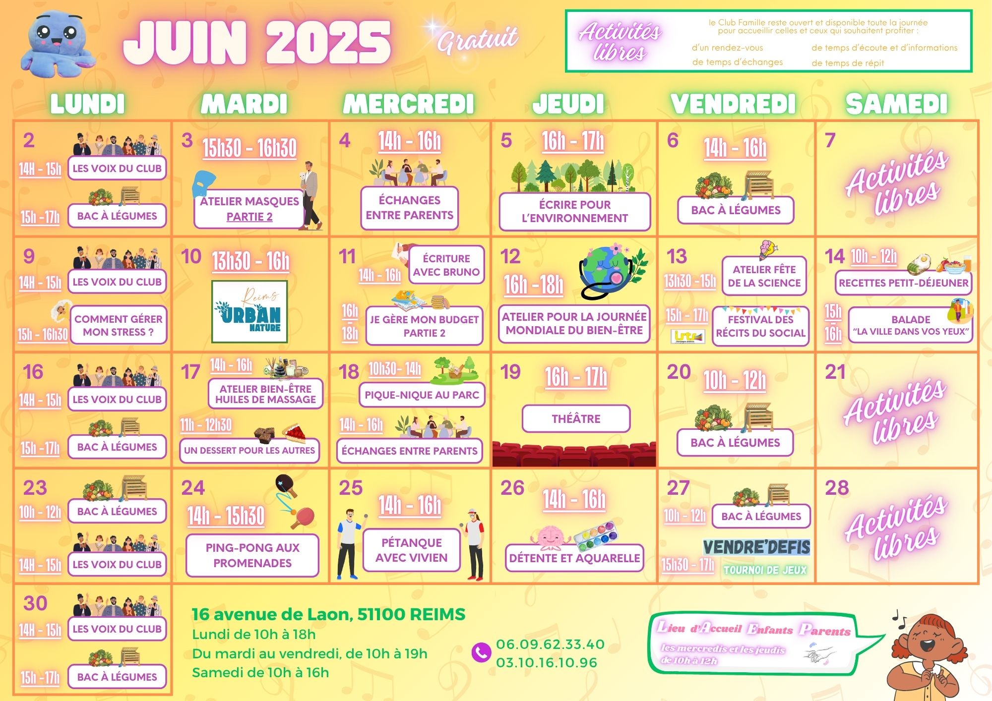 programme juin 2025 club-famille
