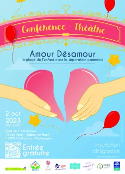 Conférence-théâtre « Amour, désamour, la place de l’enfant dans la séparation parentale »