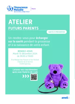 ATELIER FUTURS PARENTS par la CPAM MArne