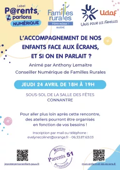 ﻿L'ACCOMPAGNEMENT DE NOS ENFANTS FACE AUX ÉCRANS, SI ON EN PARLAIT 