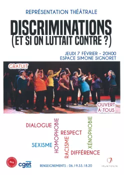 Représentation théâtrale " DISCRIMINATIONS et si on luttait contre ? "