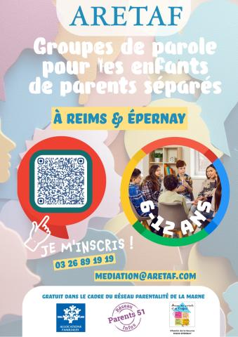 visuel affichette groupecde parole aretaf 2026