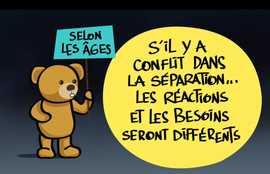 Les réactions et besoins des enfants et des ados 
