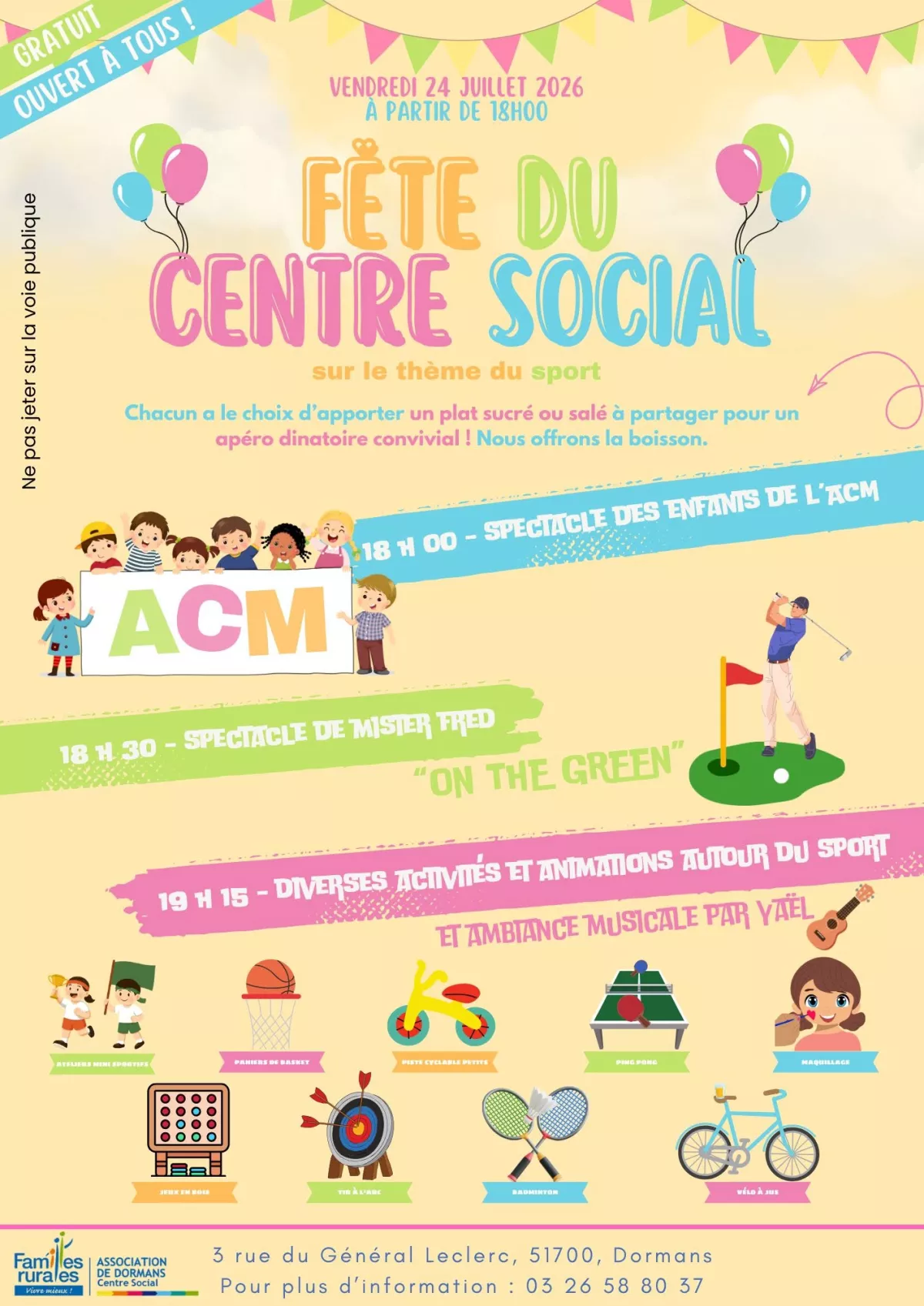 Fête du centre social 2026