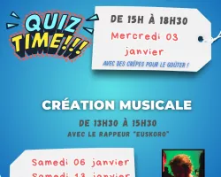  Newsletter avec les activités du mois de Janvier du Club Famille