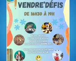  Newsletter avec les activités du mois de Janvier du Club Famille