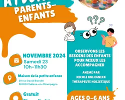 Ateliers réseau parentalité châlonnais - Novembre 2024