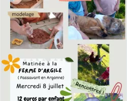 RPE - Matinée à la FERME D'ARGILE