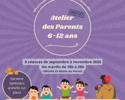 Atelier des parents 6-12 / Etre parent, ça s'apprend :)