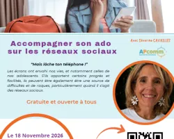 Conférence « Accompagner son ado sur les réseaux sociaux » - PUBLIC