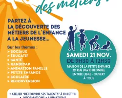 Forum métiers Petite enfance et jeunesse
