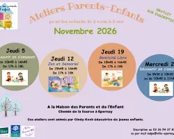 Ateliers Parents-Enfants novembre 2026