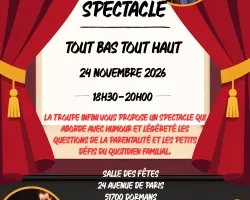 Débat spectacle Parentalité/ Tout bas- Tout haut