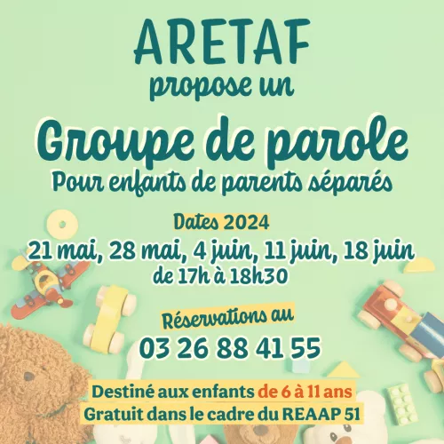 Groupe de parole d’enfants de parents séparés - 2024