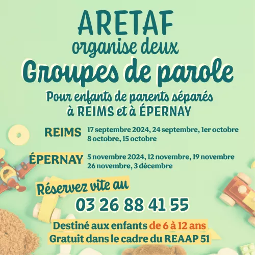 ARETAF - Groupe de parole enfants de parents séparés