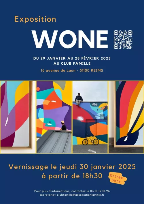 Vernissage de l’artiste peintre - muraliste WONE