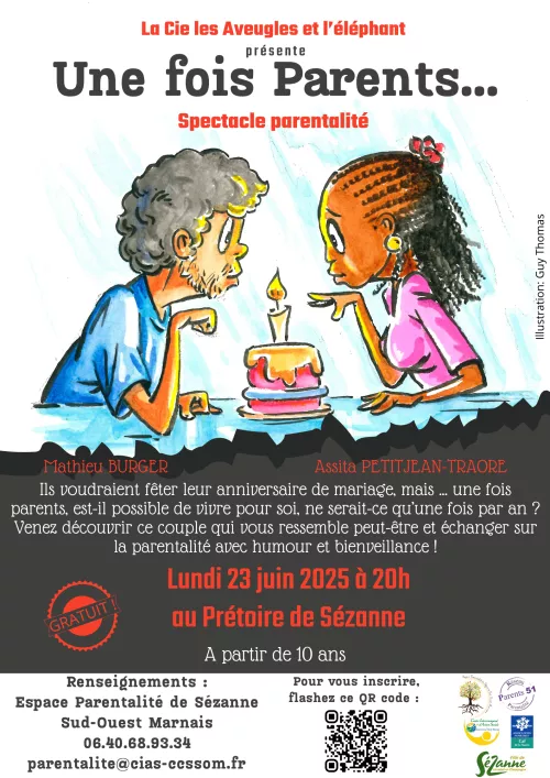 affiche Une fois parents...