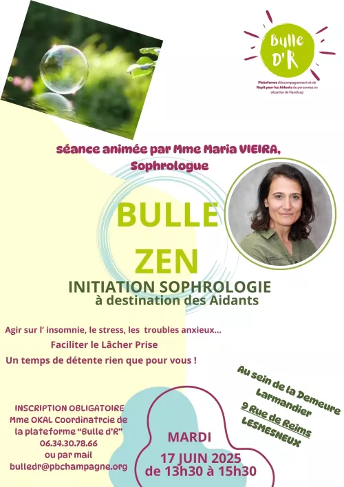 Initiation Sophrologie à destination des aidants