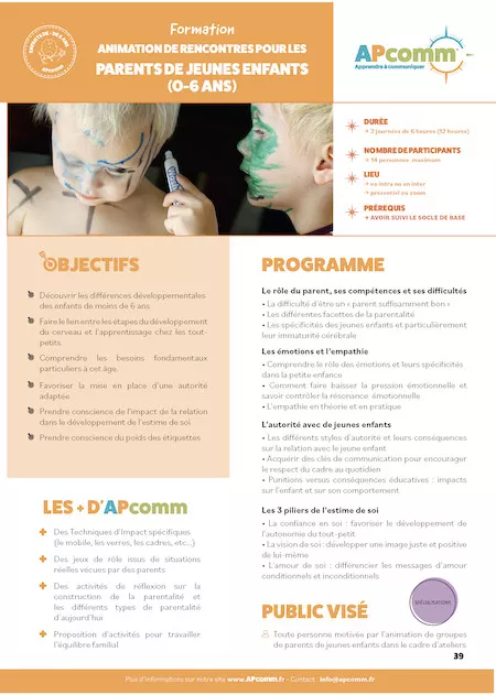 Visuel spécialisation petite enfance