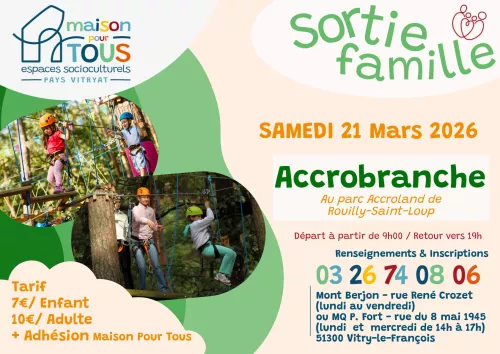SORTIE FAMILLE : ACCROBRANCHE