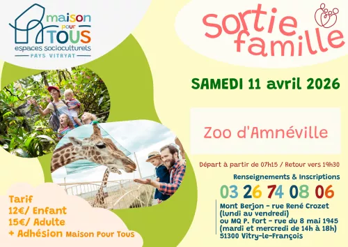 SORTIE FAMILLE : ZOO D'AMNEVILLE