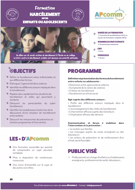 miniature document pdf programme harcèlement scolaire APcomm en 2026
