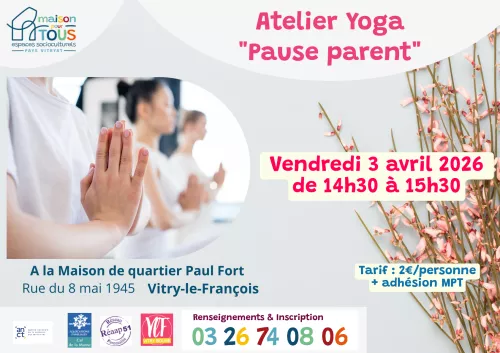 PAUSE PARENTS : SEANCE DE YOGA