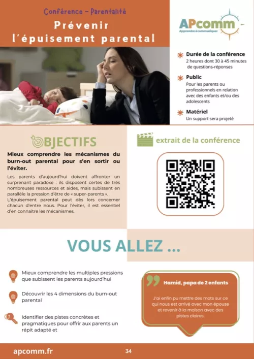 miniature présentation conférence épuisement parental