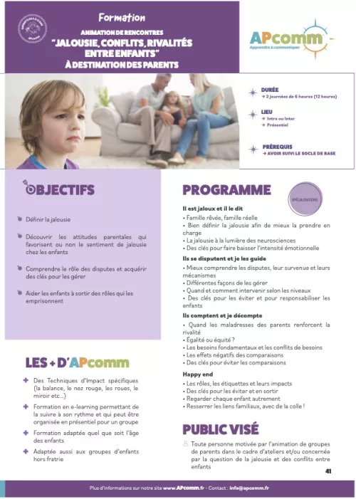 miniature programme spécailisation jalousie