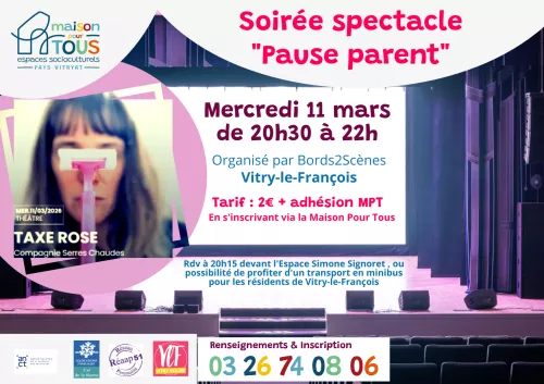 PAUSE PARENTS : “SOIRÉE SPECTACLE“