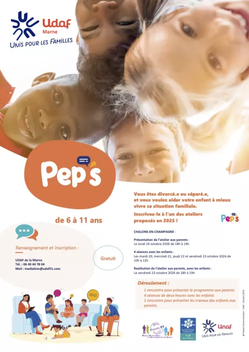 flyer groupe de paroles enfants de parents séparés UDAF 2026