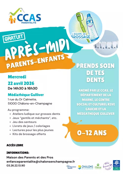 Après-midi "Prends soin de tes dents"