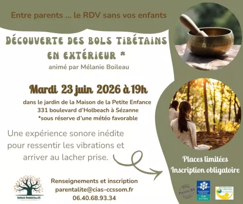 Entre parents : découverte des bols tibétains