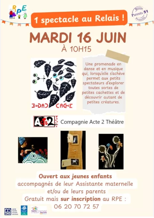 1 spectacle au Relais ! 