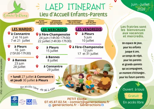 Les rencontres du Lieu d'Accueil Enfants Parents
