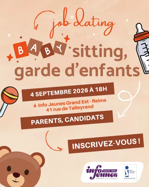 Job dating Baby-sitting et garde d'enfants
