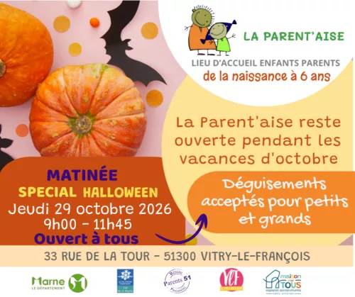 affiche halloween à la parent'aise