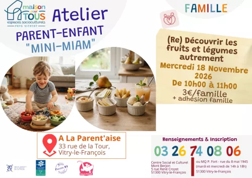 Mini-miam (re)dévouvrir les fruits et légumes autrement