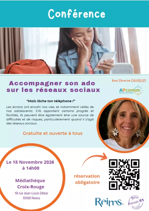 Conférence « Accompagner son ado sur les réseaux sociaux » - PUBLIC