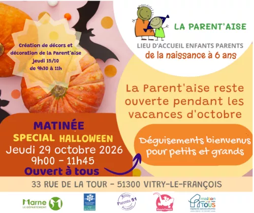 Création de décors d'halloween pour la Parent'aise
