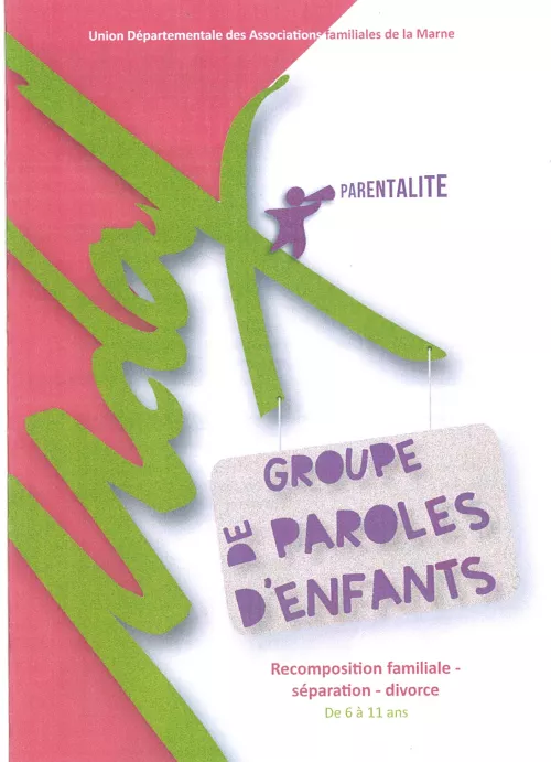 Groupe de paroles d’enfants ( 6 à 11 ans)  de parents séparés