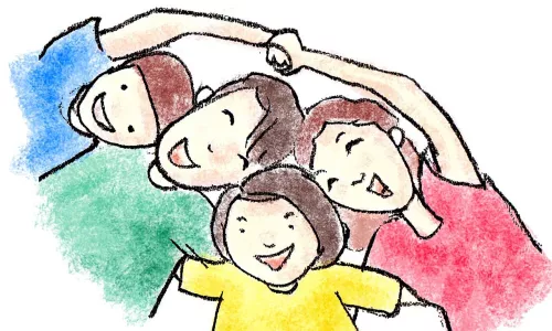 famille dessin