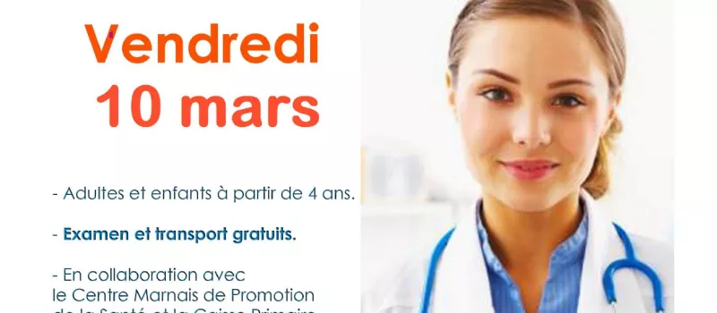 Examen complet de prévention santé, le 10 mars à Reims par Mosaic