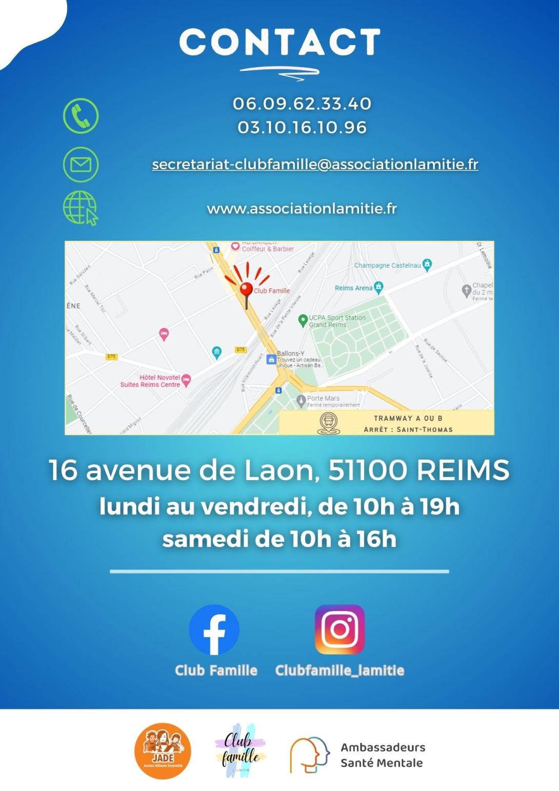  Newsletter avec les activités du mois de Janvier du Club Famille