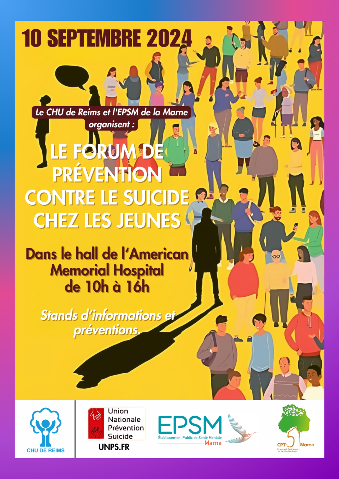 Forum de prévention contre le suicide chez les jeunes