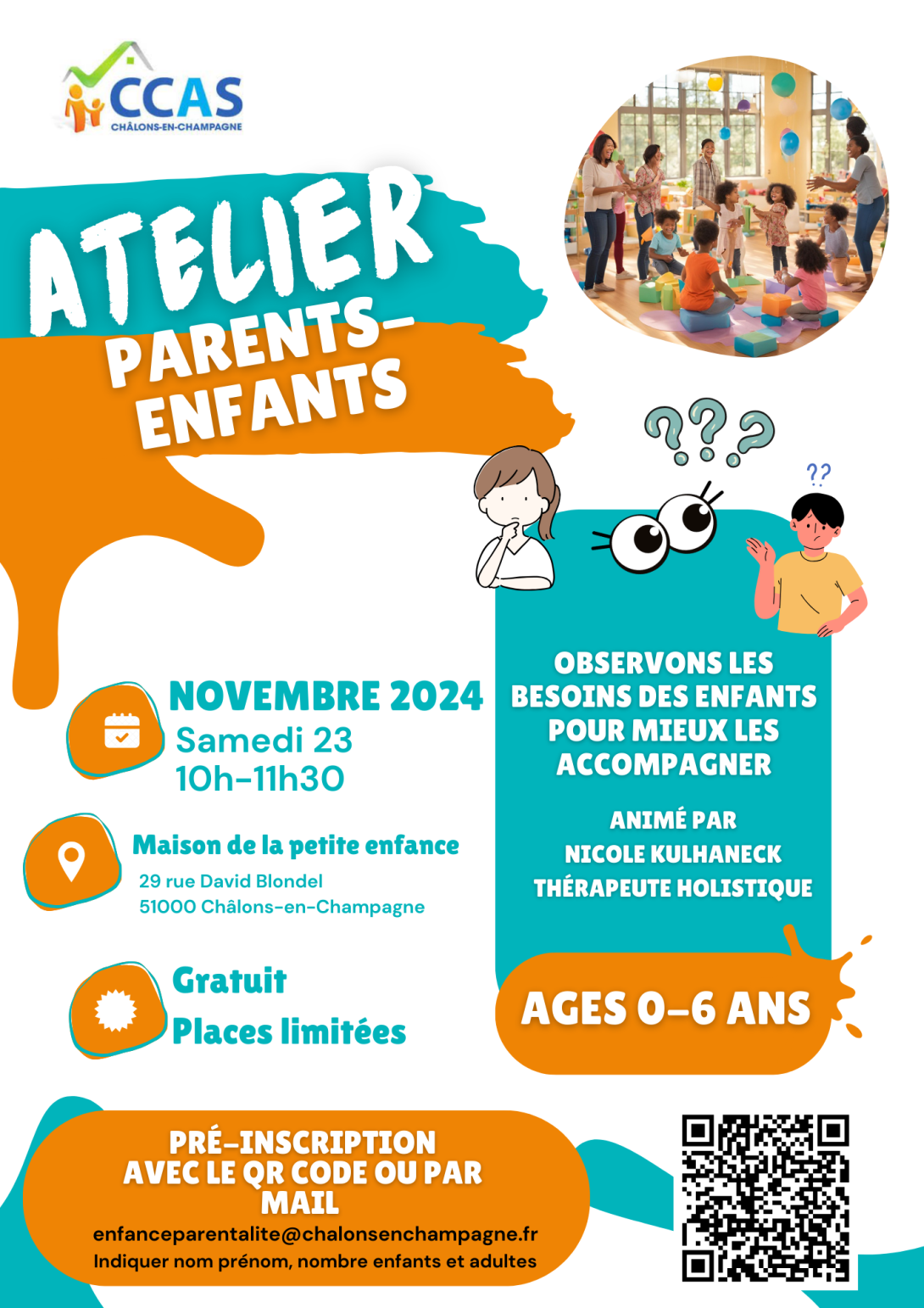 Ateliers réseau parentalité châlonnais - Novembre 2024