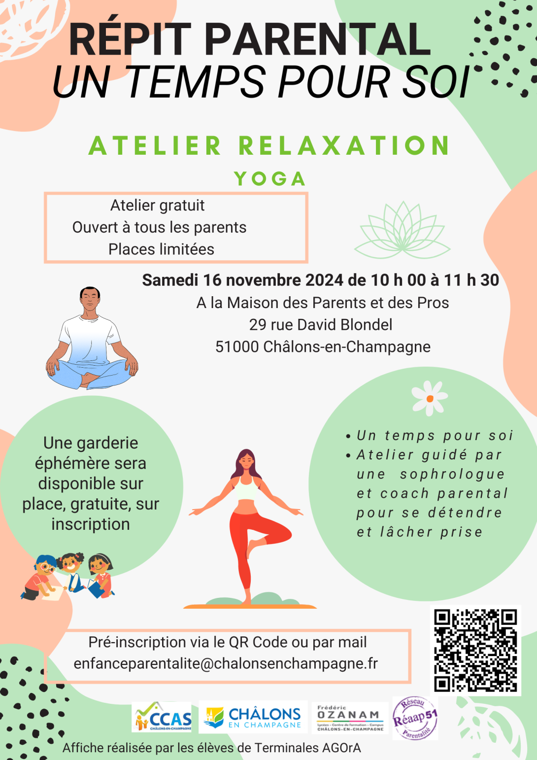 Ateliers réseau parentalité châlonnais - Novembre 2024