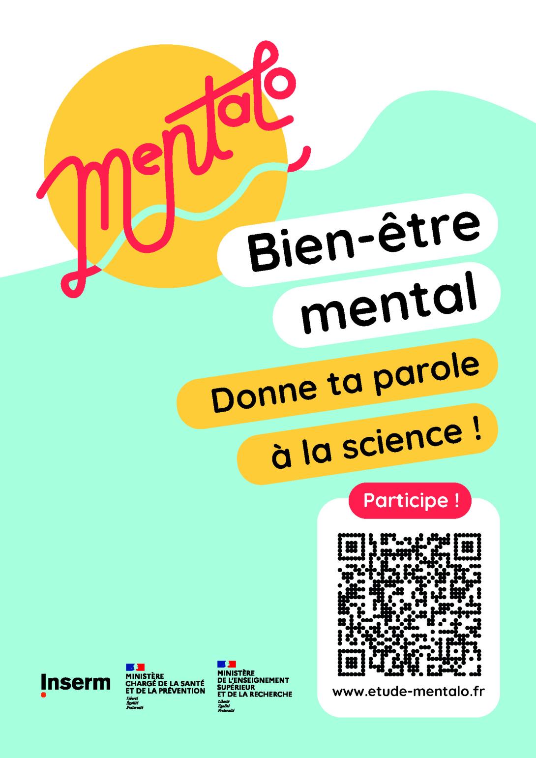 Etude nationale par l'INSERM sur le bien-être mental des jeunes de 11 à 24 ans