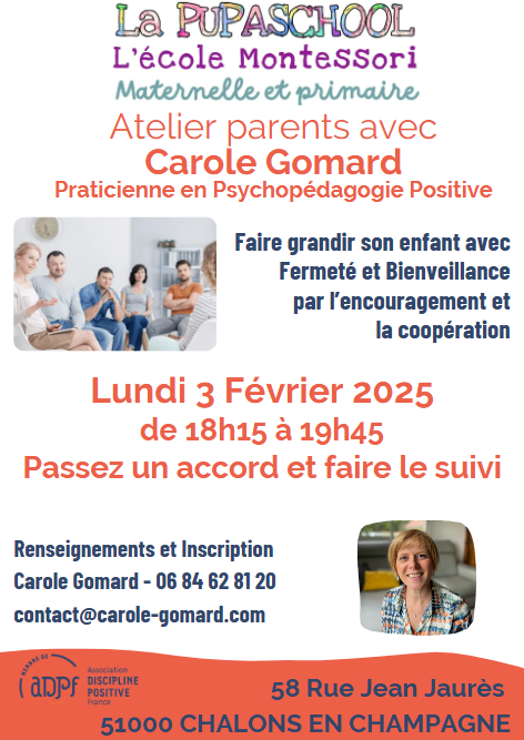 Ateliers du réseau de parentalité châlonnais en février 2024